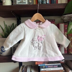 Vintage Girls Poodle Sweatshirt Dress